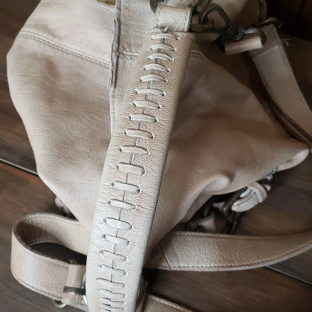Tano Adjustable Leather Hobo Shoulder Satchel Bucket Bag